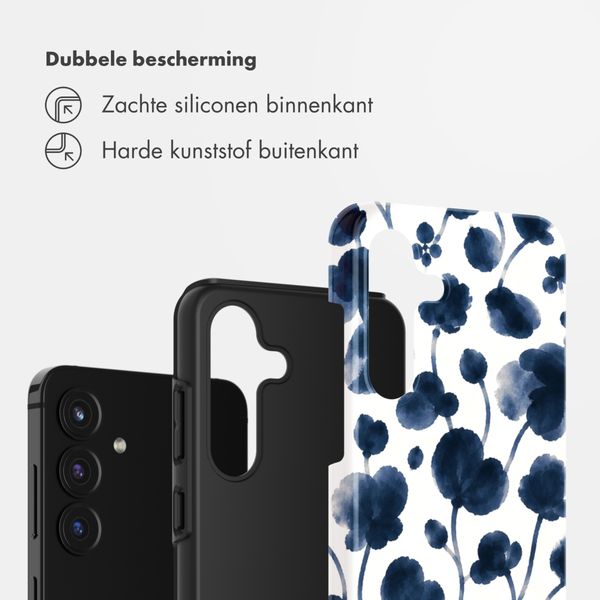 Selencia Vivid Backcover Samsung Galaxy S25 FE - Midnight Blossom