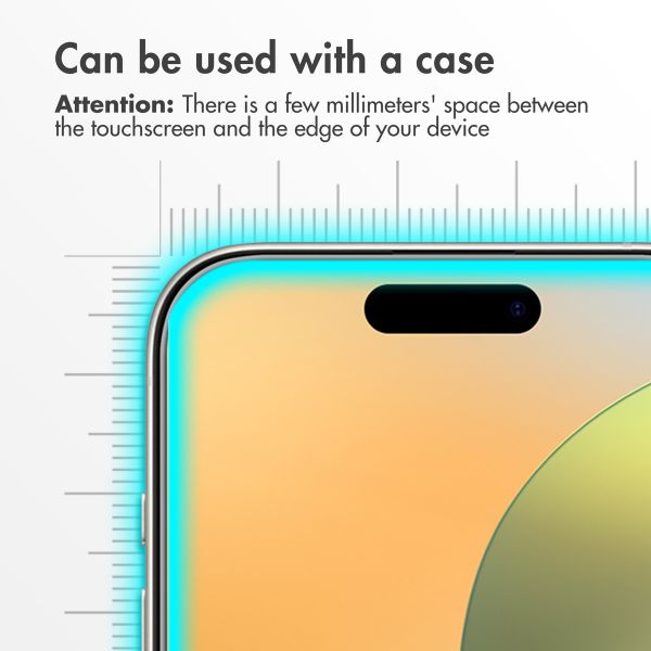 Accezz Tempered Glass Screen Protector 2-pack Apple iPhone 18 Pro / 17 Pro / 17 / 16 Pro