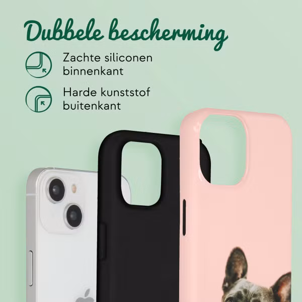 Ontwerp je eigen tough case Apple iPhone 14 - Wit