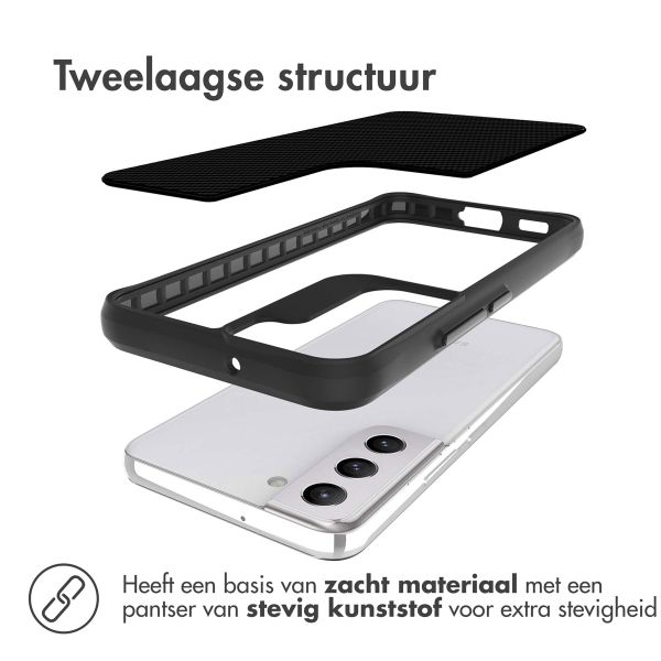 imoshion Rugged Hybrid Case Samsung Galaxy S22 - Zwart