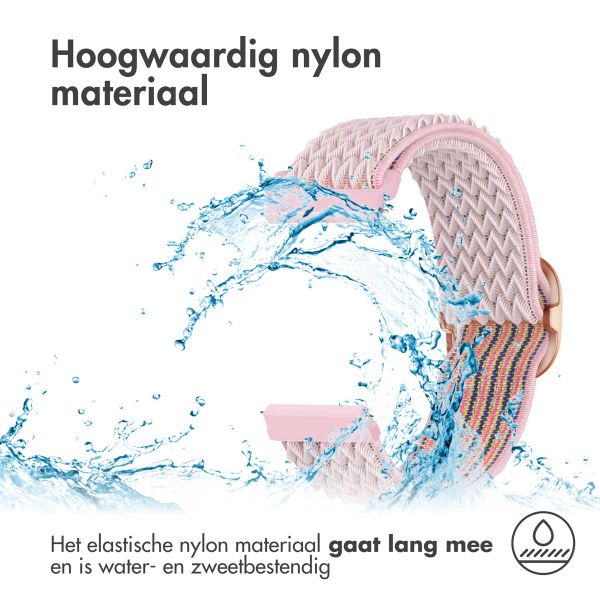 imoshion Elastisch nylonbandje  - Universeel 22 mm aansluiting - Roze