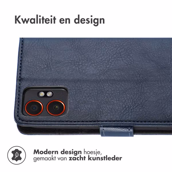 imoshion Luxe Bookcase Samsung Galaxy Xcover 7 Pro - Donkerblauw