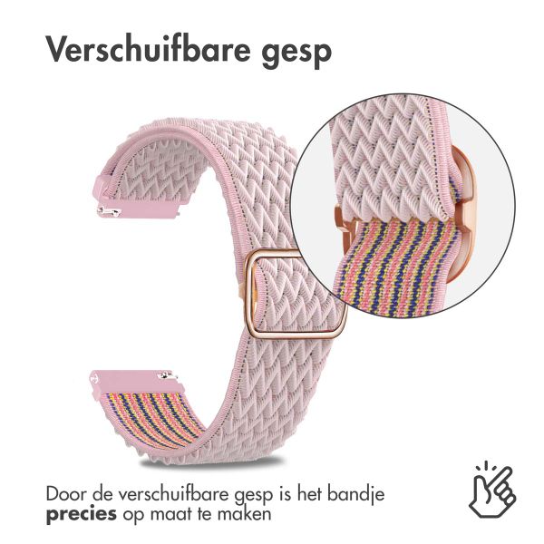 imoshion Elastisch nylonbandje  - Universeel 22 mm aansluiting - Roze