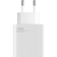 Xiaomi Originele power adapter met USB-C kabel - oplader - USB-A poort + USB-A naar USB-C kabel - 120 Watt - Wit