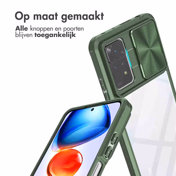 imoshion Camslider Backcover Xiaomi Redmi Note 11 Pro - Donkergroen