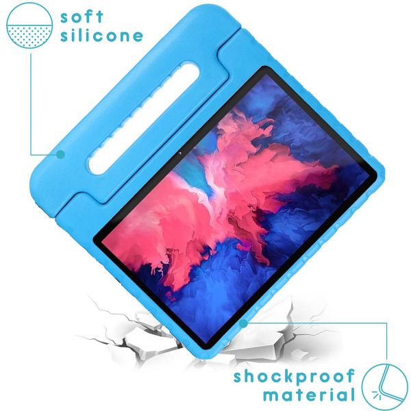 imoshion Kidsproof Backcover met handvat Lenovo Tab P11 Pro - Blauw