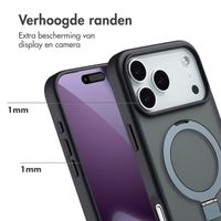 Accezz Ring Stand Backcover met MagSafe Apple iPhone 17 Pro Max - Zwart