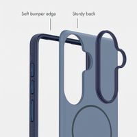 imoshion Colour Case with Thin MagSafe Ring Samsung Galaxy S25 / S24 - Dark Blue