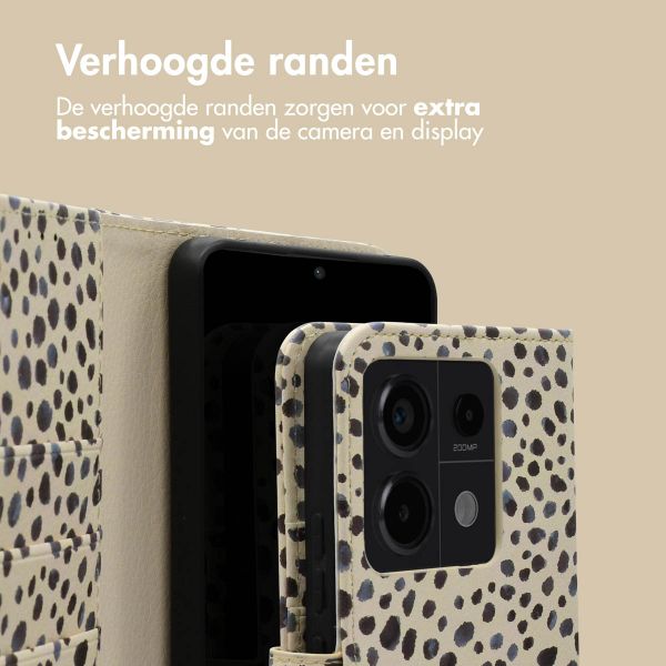 imoshion Design Bookcase Xiaomi Redmi Note 13 Pro (5G) / Poco X6 - Black And White Dots