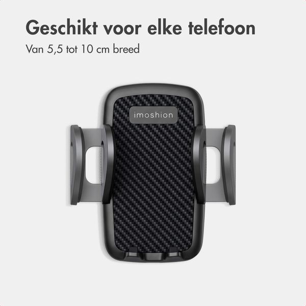 imoshion Telefoonhouder auto - Universeel - Verstelbaar - Ventilatierooster - Zwart