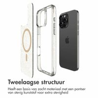 imoshion Clear Glitter Backcover met MagSafe Apple iPhone 16 Pro - Goud
