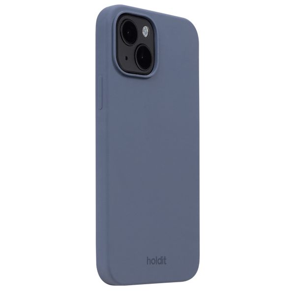 Holdit Silicone Case Apple iPhone 15 - Pacific Blue