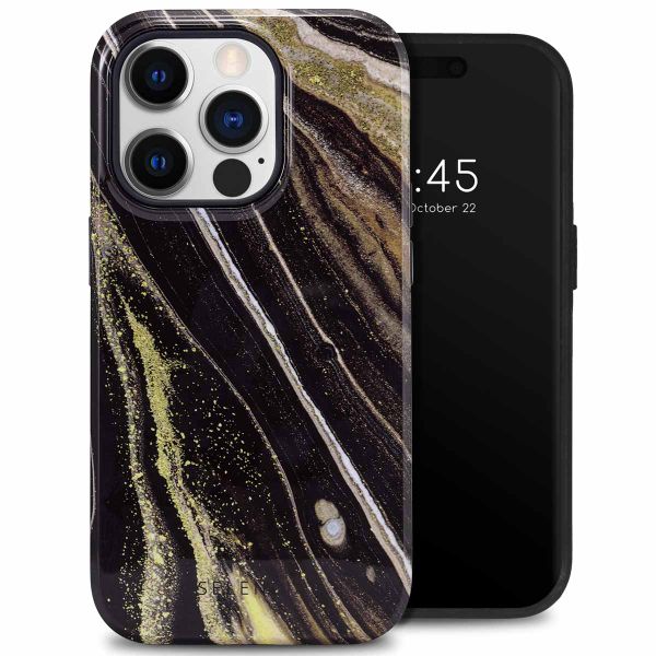 Selencia Vivid Tough Backcover iPhone 14 Pro - Chic Marble