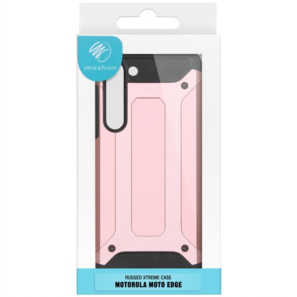 imoshion Rugged Xtreme Backcover Motorola Edge - Rosé Goud