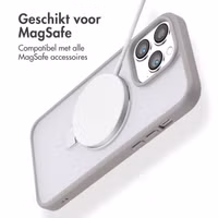 Accezz Ring Stand Backcover met MagSafe Apple iPhone 14 Pro Max - Grijs