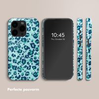 Selencia Vivid Tough Backcover met MagSafe Apple iPhone 15 Pro - Wild Spots Light Blue