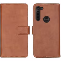 imoshion Luxe Bookcase Motorola Moto G8 Power - Bruin