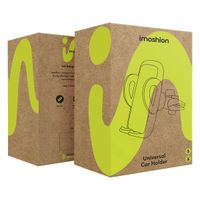 imoshion Telefoonhouder auto - Verstelbaar - Universeel - Carbon - Ventilatierooster - Zwart - Samsung Galaxy S24 FE