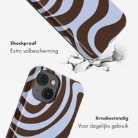 Selencia Vivid Backcover Apple iPhone 14 - Dream Swirl Chocolate