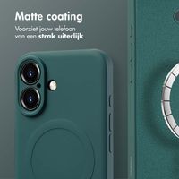 imoshion Color Backcover met MagSafe Apple iPhone 16 - Donkergroen