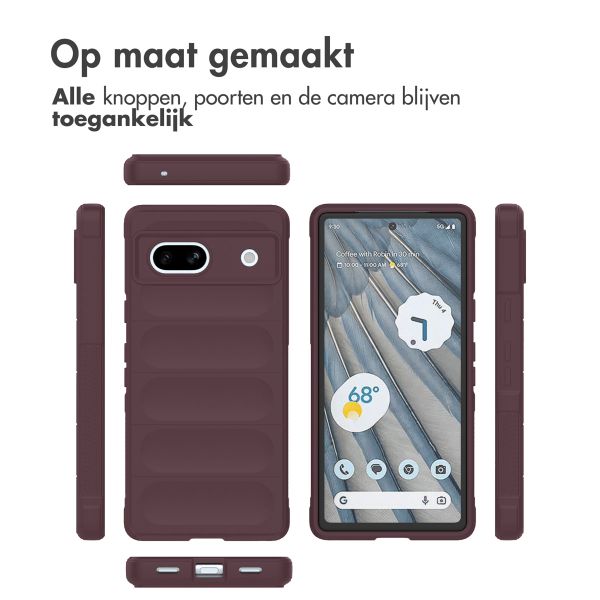 imoshion EasyGrip Backcover Google Pixel 7a - Aubergine