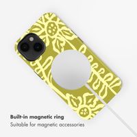 Selencia Vivid Back Cover with MagSafe Apple iPhone 14 - Chalky Bloom