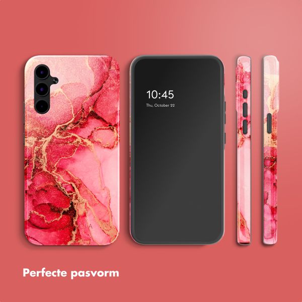 Selencia Vivid Tough Backcover Samsung Galaxy A34 - Rosy Marble