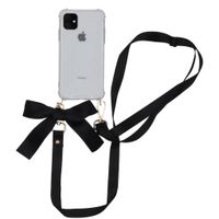 imoshion Backcover met koord - Satijn iPhone 11 - Zwart