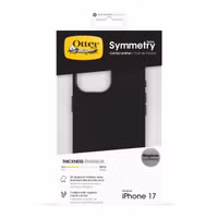 OtterBox Symmetry Cactus leren Backcover met MagSafe Apple iPhone 17 - Noir Ash