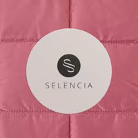 Selencia Puffy Laptop hoes 13-14 inch - Laptopsleeve - Magenta Fire