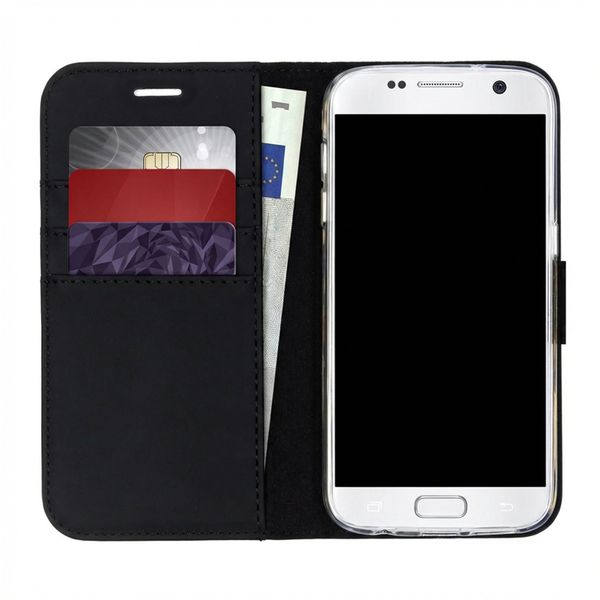 Accezz Wallet Softcase Bookcase Samsung Galaxy S7 - Zwart