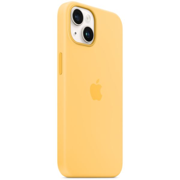 Apple Silicone Back Cover with MagSafe Apple iPhone 14 - Sunglow