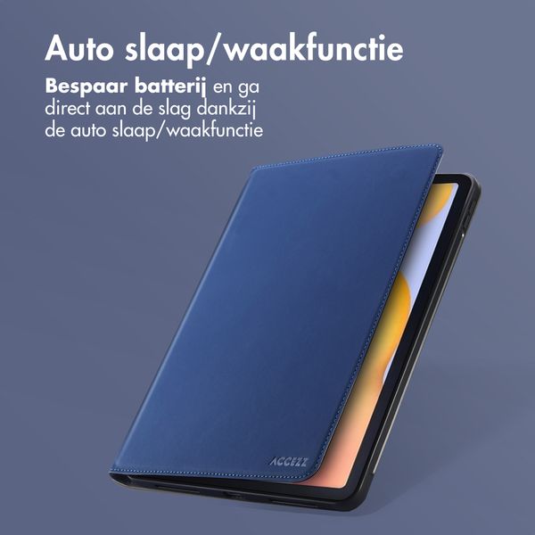 Accezz Classic Tablet Case Samsung Galaxy Tab S6 Lite (2020/2022/2024) - Donkerblauw