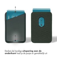 Accezz Leren Kaarthouder - Geschikt voor MagSafe en Qi2 - Cedar Green