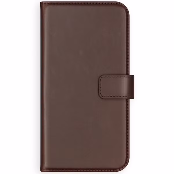 Selencia Echt Leren Bookcase Apple iPhone 11 - Bruin