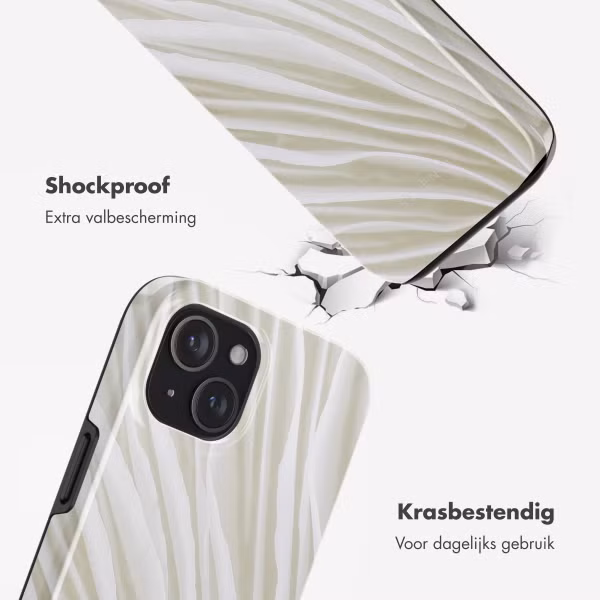 Selencia Vivid Backcover met MagSafe Apple iPhone 15 - Nature Light Brown