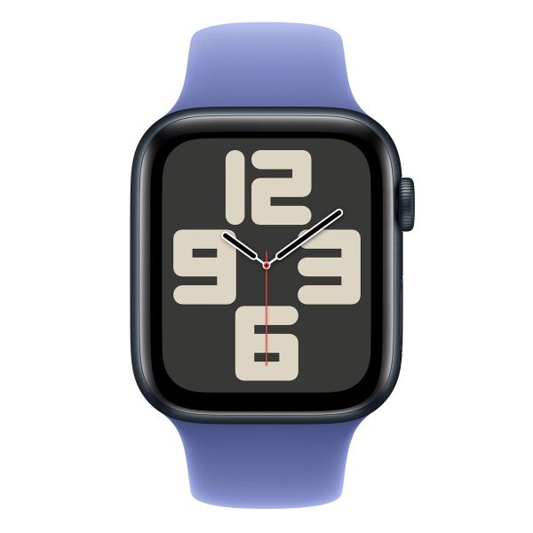 Apple Sport Band Apple Watch Series 1 t/m 9 / SE (38/40/41 mm) | Series 10 / 11 (42 mm) - Maat S/M - Periwinkle
