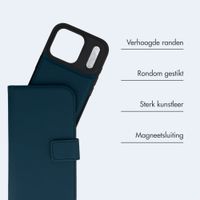 imoshion Uitneembare 2-in-1 Luxe Bookcase Apple iPhone 17 Pro - Blauw