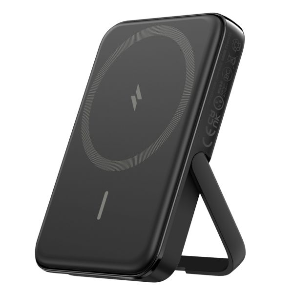 Anker MagGo | Magnetische draadloze powerbank 5.000 mAh - Geschikt voor MagSafe en Qi2 - Standaard