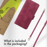 imoshion Bookcase with Strap Samsung Galaxy S26 - Red