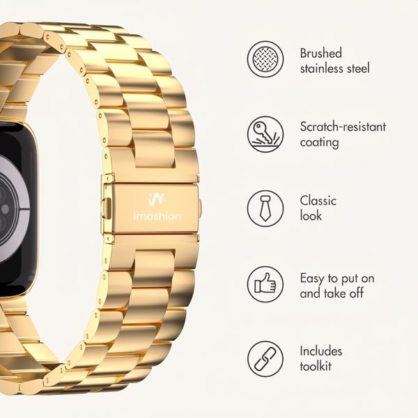 imoshion Steel strap Apple Watch | 38/40/41/42 mm - Gold