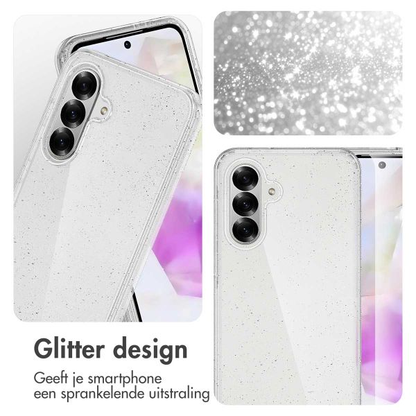 imoshion Glitter Backcover Samsung Galaxy A56 - Glitter Transparant