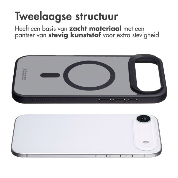 Accezz Rugged Frosted MagSafe Backcover Apple iPhone Air - Zwart