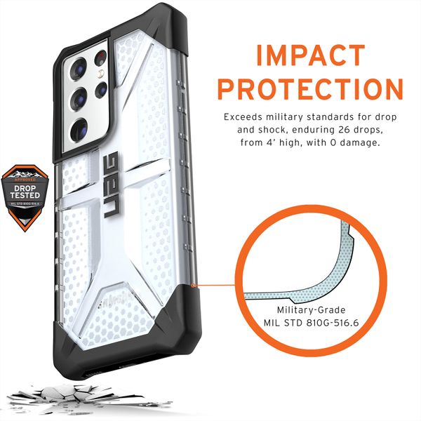 UAG Plasma Backcover Samsung Galaxy S21 Ultra - Ice Clear