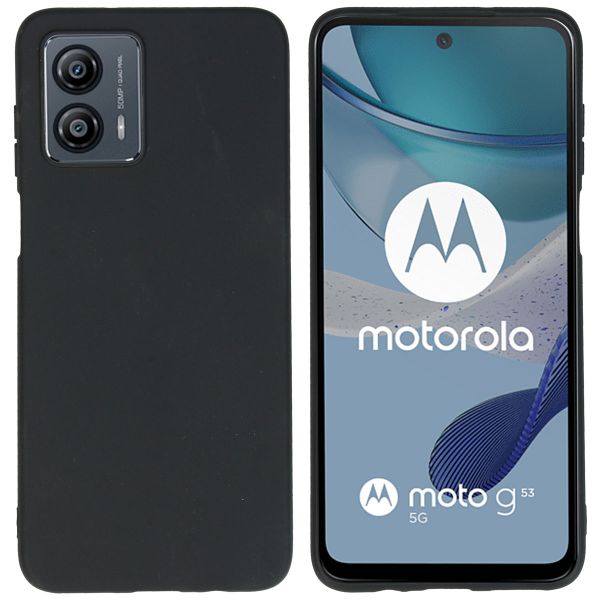 imoshion Color Backcover Motorola Moto G53 - Zwart