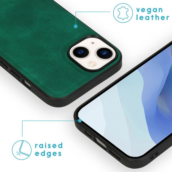 imoshion Uitneembare 2-in-1 Luxe Bookcase Apple iPhone 14 - Donkergroen