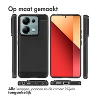 imoshion Brushed Backcover Xiaomi Redmi Note 13 Pro (5G) / Poco X6 - Zwart