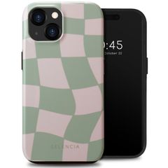 Selencia Vivid Tough Backcover iPhone 15  - Groovy Sage Green