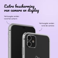 Hoesje met eigen foto en/of tekst Apple iPhone 11 - Sierlijk hartje
