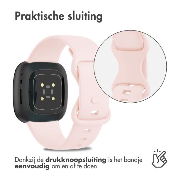 imoshion Siliconen⁺ bandje Fitbit Versa 4 / 3 / Sense (2) - Roze